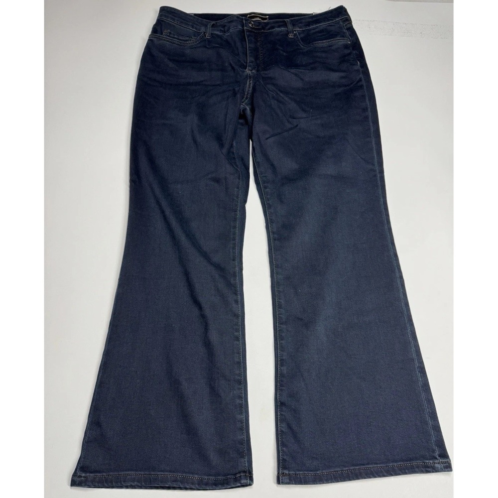 KUT from the Kloth Sz. 14 Kelsey Fab Ab Ankle Flare Blue Jeans High Rise *NWT